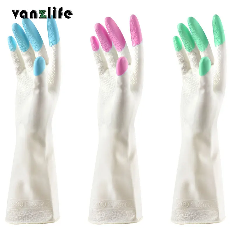 vanzlife Kitchen Housewares Plastic Waterproof Rubber Gloves Household Dishwasher Thin and Thick
vanzlife Kitchen Housewares Plastic Waterproof Rubber Gloves Household Dishwasher Thin and Thick