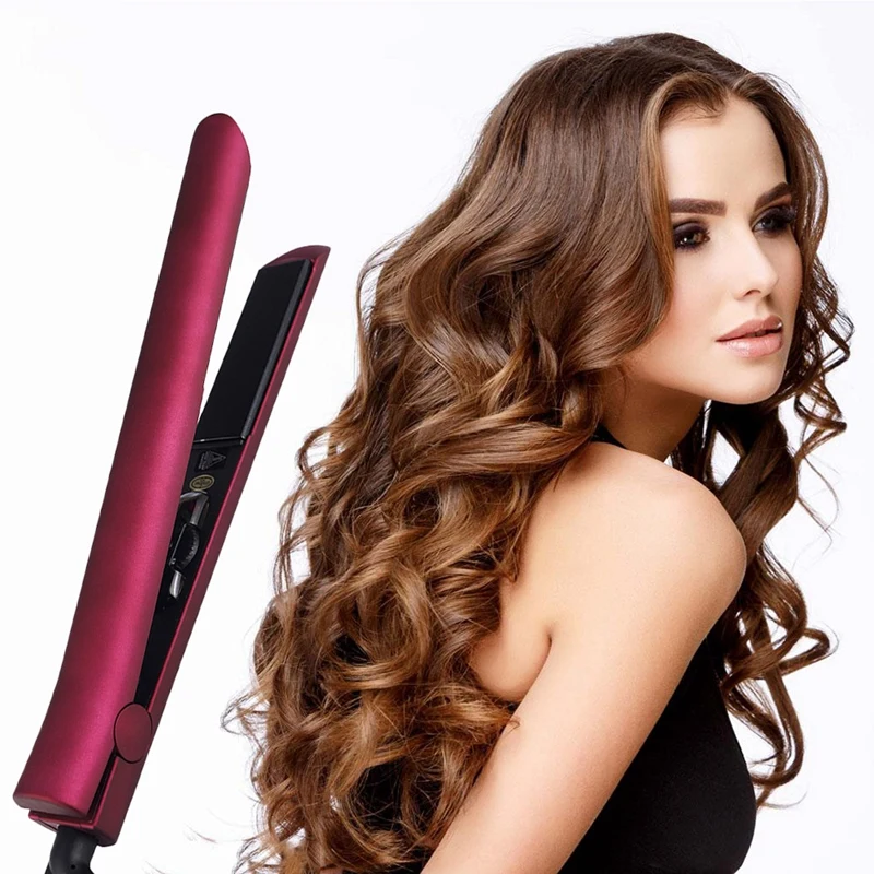 Dual Use 110-240V Tourmaline Ceramic Hair Straightening ABS Hair Tools Red Professional Curling Hair Straightener Curler
Dual Use 110-240V Tourmaline Ceramic Hair Straightening ABS Hair Tools Red Professional Curling Hair Straightener Curler