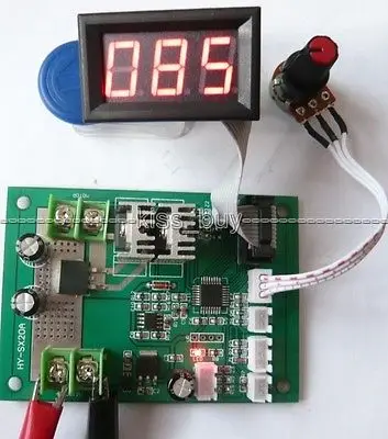 500W 20A 12-24V DC Brush Motor PWM Speed Controller with led Digital Display Governor Driver
500W 20A 12-24V DC Brush Motor PWM Speed Controller with led Digital Display Governor Driver