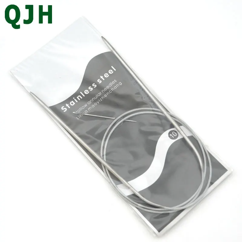 QJH 4pcs 3.25mm New circular knitting needles 80cm Durable Stainless Steel Circular Knitting Needles Crochet Knitting Tools #10
QJH 4pcs 3.25mm New circular knitting needles 80cm Durable Stainless Steel Circular Knitting Needles Crochet Knitting Tools #10