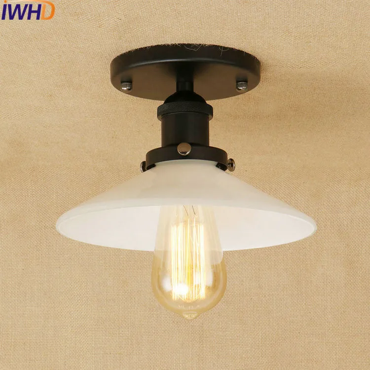 RH Loft Style LED Ceiling Lights Iron Glass Industrial Vintage Ceiling Lamp Retro Fixtures Home Lighting Bar Lamparas De Techo
RH Loft Style LED Ceiling Lights Iron Glass Industrial Vintage Ceiling Lamp Retro Fixtures Home Lighting Bar Lamparas De Techo