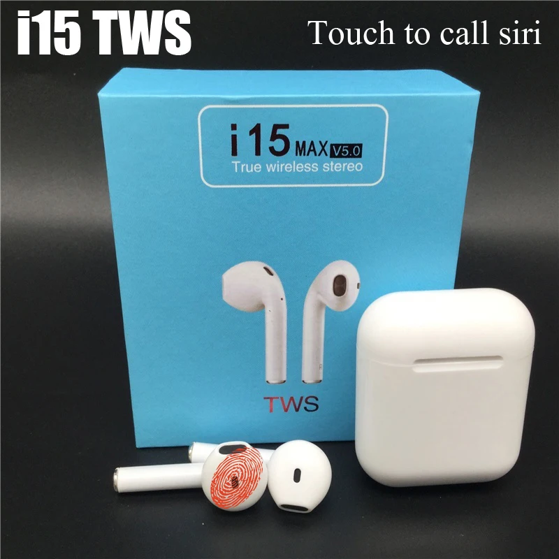 Wireless Bluetooth 5.0 Original New i15 Max Tws Earphones Mini Earbuds Touch Control Headset for phone Samsung Xiaomi Huawei
Wireless Bluetooth 5.0 Original New i15 Max Tws Earphones Mini Earbuds Touch Control Headset for phone Samsung Xiaomi Huawei