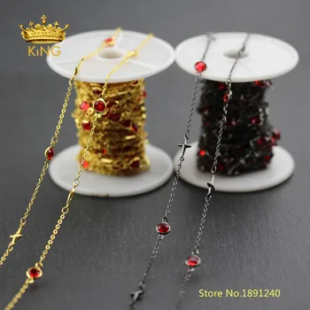 5meter Cross Charms Copper Plated Glass Chains Jewelry,Wire Wrapped Transparent Red Coin Round Glass Rosary Chains Findings BH46
5meter Cross Charms Copper Plated Glass Chains Jewelry,Wire Wrapped Transparent Red Coin Round Glass Rosary Chains Findings BH46