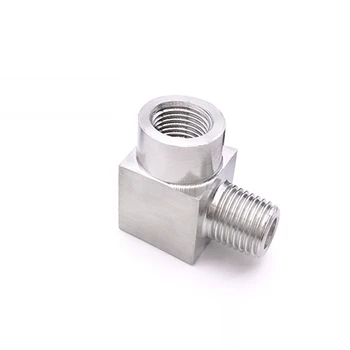 304 Stainless Steel 1" BSP Female x 1" BSP Male Thread 90 Degree Elbow High Pressure CNC Pipe Fitting Connector Coupler
304 Stainless Steel 1" BSP Female x 1" BSP Male Thread 90 Degree Elbow High Pressure CNC Pipe Fitting Connector Coupler