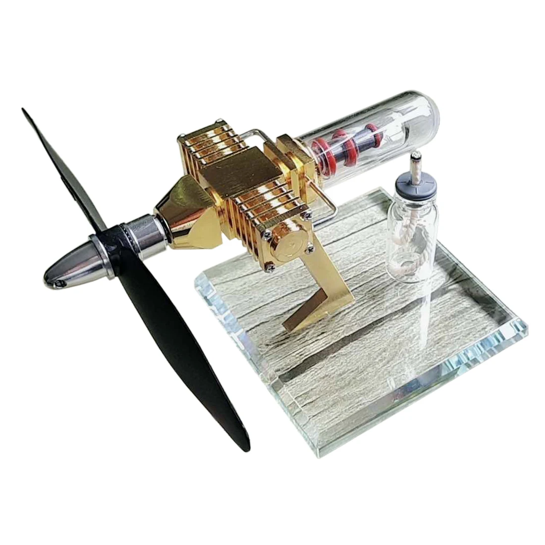Propeller aircraft Head shape of Pocket Toy model of Stirling Engine for the development of Intelligence Model DIY Toy Gift for
Propeller aircraft Head shape of Pocket Toy model of Stirling Engine for the development of Intelligence Model DIY Toy Gift for