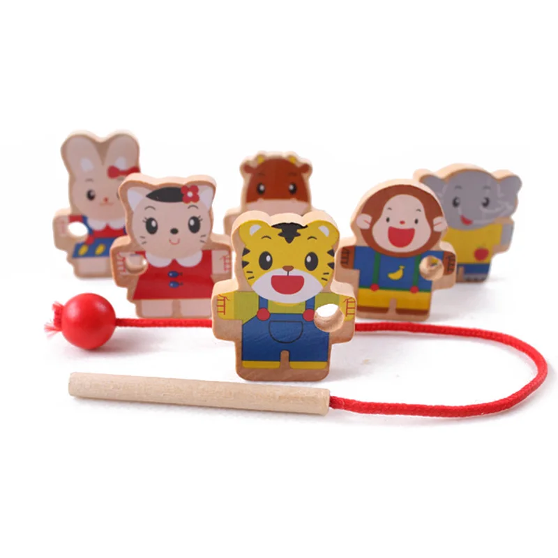 6pcs Wooden Doll Colorful Mini Around Beads Various Animal Style Children Educational Game for Kids Tiger Rabbit Beads Toys
6pcs Wooden Doll Colorful Mini Around Beads Various Animal Style Children Educational Game for Kids Tiger Rabbit Beads Toys
