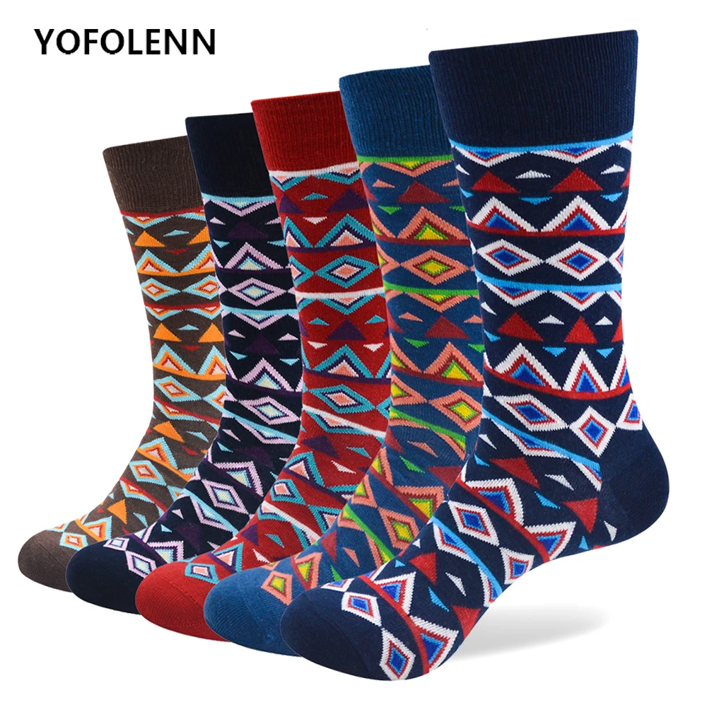 5 Pair/lot Happy Funny Socks for Men High Quality Combed Cotton Colored Dress Socks 2018 Novelty
5 Pair/lot Happy Funny Socks for Men High Quality Combed Cotton Colored Dress Socks 2018 Novelty