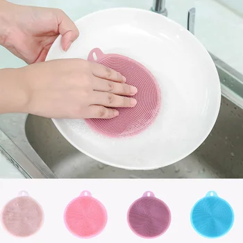 SrDcMbk 1Pcs Cleaning Brushes Silicone Dish Bowl Pad Pot Pan Easy To Clean Wash Sponges Food Grade Round Shape Washing Brush
SrDcMbk 1Pcs Cleaning Brushes Silicone Dish Bowl Pad Pot Pan Easy To Clean Wash Sponges Food Grade Round Shape Washing Brush