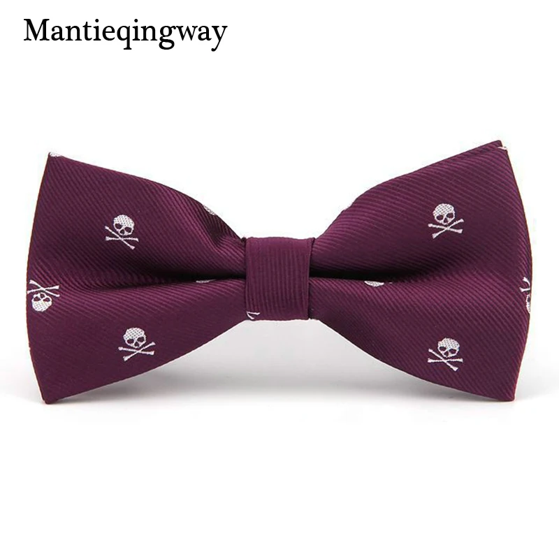 Mantieqingway Novelty Men's Polyester Silk Bow Tie Skull Bowtie for Tuxedo Banquet New Design Bowknot Ties for Wedding Groom
Mantieqingway Novelty Men's Polyester Silk Bow Tie Skull Bowtie for Tuxedo Banquet New Design Bowknot Ties for Wedding Groom