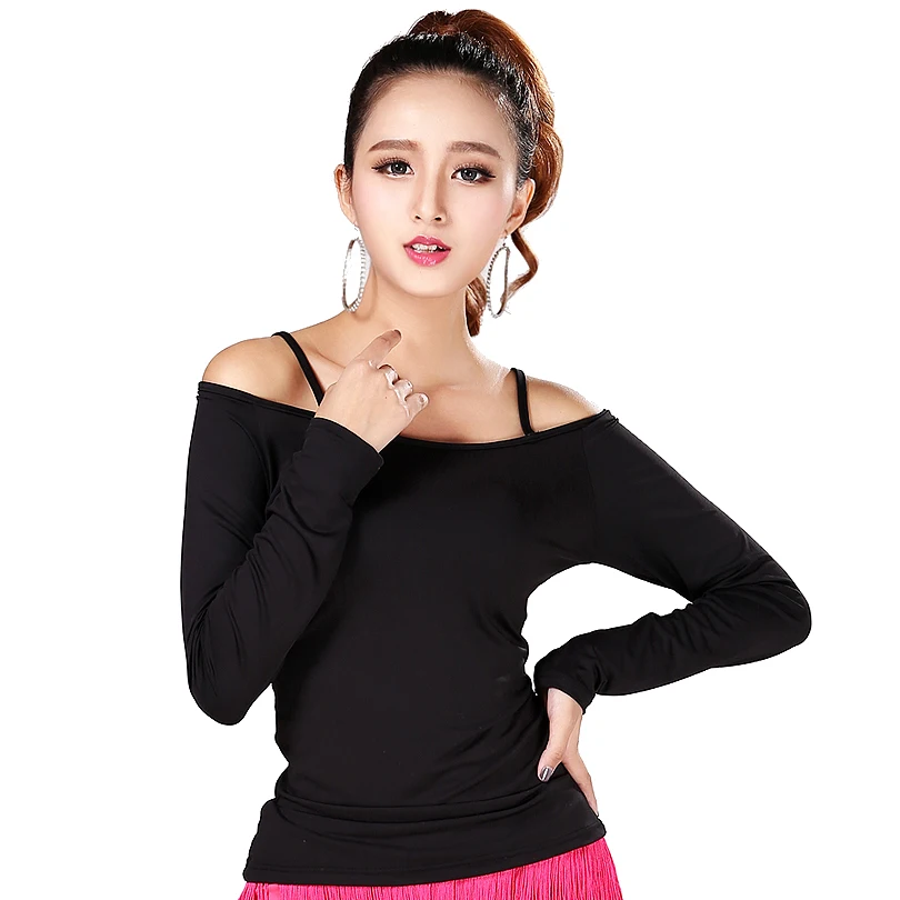 Ladies Latin Dance Costume Tops Ballroom Salsa Rumba Samba Tango Cha Cha Ballet Dance Blouses Long Sleeves Milk Fiber
Ladies Latin Dance Costume Tops Ballroom Salsa Rumba Samba Tango Cha Cha Ballet Dance Blouses Long Sleeves Milk Fiber