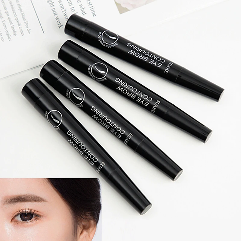 New 4 Head Fine Sketch Liquid Eyebrow Pencil, Micro Fork tip Eyebrow Tattoo Pen, Waterproof Henna Eyebrow Enhancer Dye Tint Pen
New 4 Head Fine Sketch Liquid Eyebrow Pencil, Micro Fork tip Eyebrow Tattoo Pen, Waterproof Henna Eyebrow Enhancer Dye Tint Pen