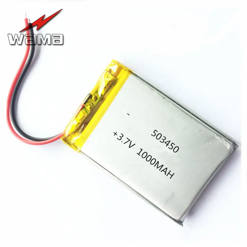 4pcs/lot 503450 1000mAh 3.7V Rechargeable Lithium Li-Polymer Batteries for Bluetooth Earphones Battery
4pcs/lot 503450 1000mAh 3.7V Rechargeable Lithium Li-Polymer Batteries for Bluetooth Earphones Battery