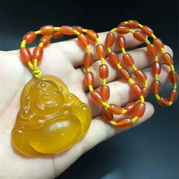 Natural jade miller Buddha laughing Buddha pendant jade myelsweater sweater chain
Natural jade miller Buddha laughing Buddha pendant jade myelsweater sweater chain