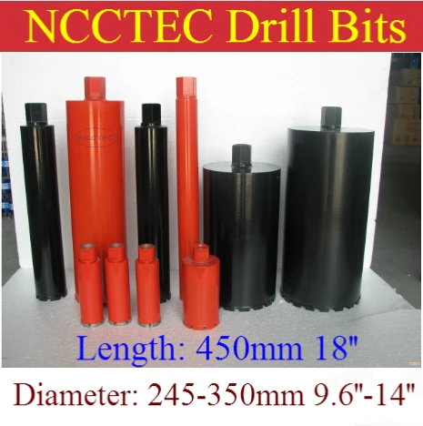 245-450mm * 450mm crown diamond drilling bits | 9.6''- 18'' * 18'' concrete wall wet core bits | Professional engineering drill
245-450mm * 450mm crown diamond drilling bits | 9.6''- 18'' * 18'' concrete wall wet core bits | Professional engineering drill
