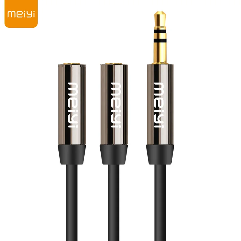 meiyi 3.5 mm Jack Aux Audio Cable 1 Male to 2 Female Headphone Splitter Y Extension Cable for Car Phone Tablet Audio Cable
meiyi 3.5 mm Jack Aux Audio Cable 1 Male to 2 Female Headphone Splitter Y Extension Cable for Car Phone Tablet Audio Cable