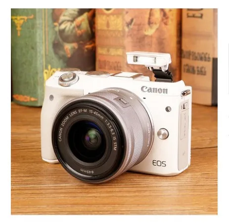 Белая камера CANON M3 с объективом 15 45 мм IS STM для EOS беззеркальная цифровая