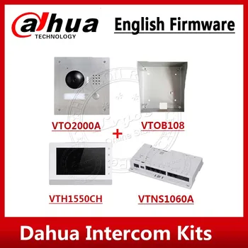Dahua Video Intercom Kits VTO2000A VTH1550CH VTNS1060A VTOB108 7 Inch IP Video Intercom System with logo English firmware
Dahua Video Intercom Kits VTO2000A VTH1550CH VTNS1060A VTOB108 7 Inch IP Video Intercom System with logo English firmware