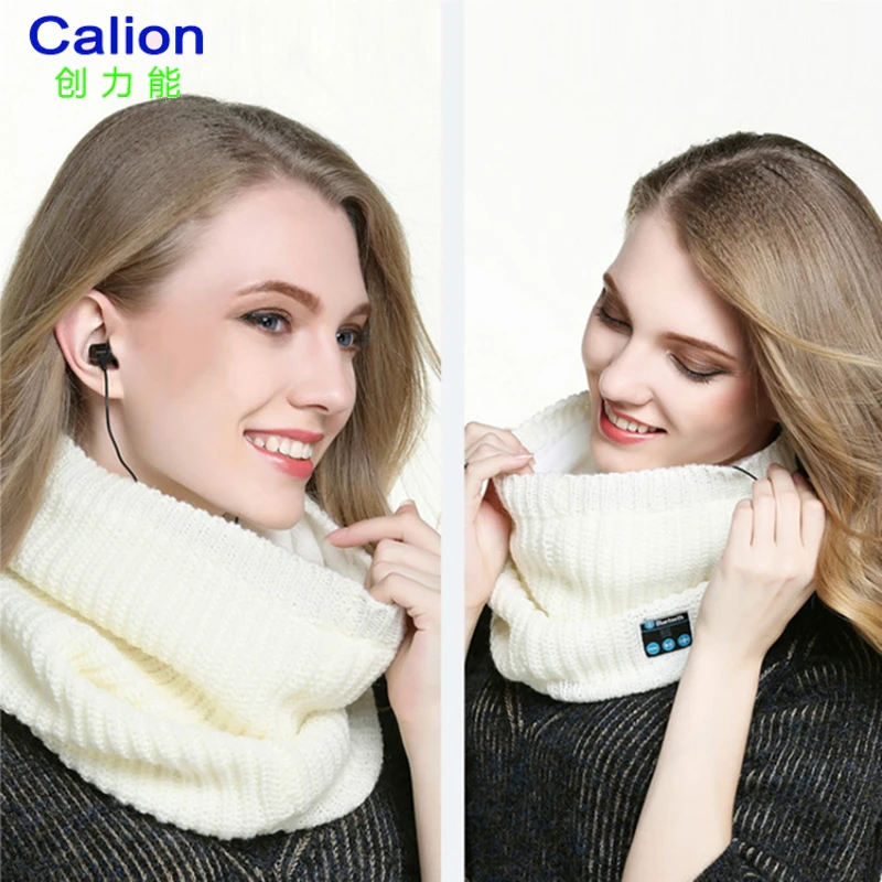 Calion Fashion Winter Scarf With Bluetooth Earphone Knitted Women Scarves Wireless Phone Calls Music Headset Headphone In Ear
Calion Fashion Winter Scarf With Bluetooth Earphone Knitted Women Scarves Wireless Phone Calls Music Headset Headphone In Ear