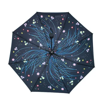 Sunscreen Umbrella Rain Women Windproof Floding Women Sun Umbrella Black Coating Sunny Umbrella Female Business Parasol Paraguas
Sunscreen Umbrella Rain Women Windproof Floding Women Sun Umbrella Black Coating Sunny Umbrella Female Business Parasol Paraguas