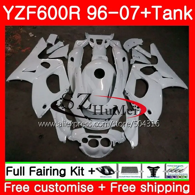 Body For YAMAHA Thundercat YZF600R Glossy white 96 97 98 99 00 01 65SH4 YZF 600R YZF-600R 1996 1997 1998 1999 2000 2001 Fairing
Body For YAMAHA Thundercat YZF600R Glossy white 96 97 98 99 00 01 65SH4 YZF 600R YZF-600R 1996 1997 1998 1999 2000 2001 Fairing