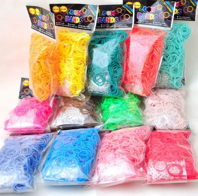 Pantone Color Western European Style Rubber Band Rainbow Knitting Machine Bracelets Loom Bands Arts & Crafts, DIY Toys
Pantone Color Western European Style Rubber Band Rainbow Knitting Machine Bracelets Loom Bands Arts & Crafts, DIY Toys