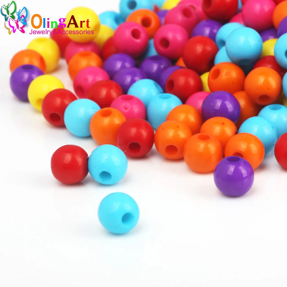 OlingArt 6MM 300Pcs/lot mixed color Acrylic bead Round DIY earrings Bracelet choker necklace jewelry making
OlingArt 6MM 300Pcs/lot mixed color Acrylic bead Round DIY earrings Bracelet choker necklace jewelry making