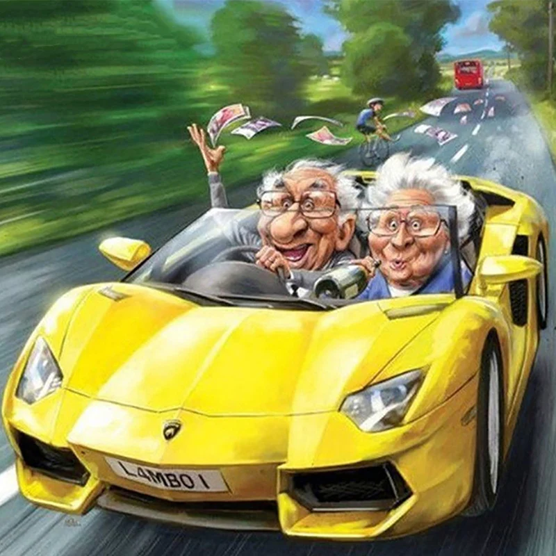 100% Full 5D Diy Daimond Painting "Racing Old Couple" 3D Cross-stitch Round Rhinestone Full Pasted Diamant Painting Embroidery
100% Full 5D Diy Daimond Painting "Racing Old Couple" 3D Cross-stitch Round Rhinestone Full Pasted Diamant Painting Embroidery