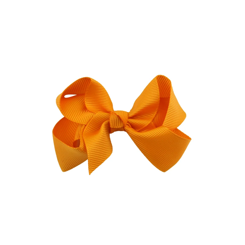 Colourful Bow Clip Boutique Hair Bows For Girls Kids Children Girls Hair Clips Grosgrain Ribbon Bows (17)