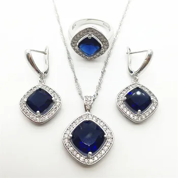Charming 925 Sterling Silver Montana Blue Jewelry Set Earrings/Pendant/Necklace Chain/Ring For Women Free Jewelry
Charming 925 Sterling Silver Montana Blue Jewelry Set Earrings/Pendant/Necklace Chain/Ring For Women Free Jewelry