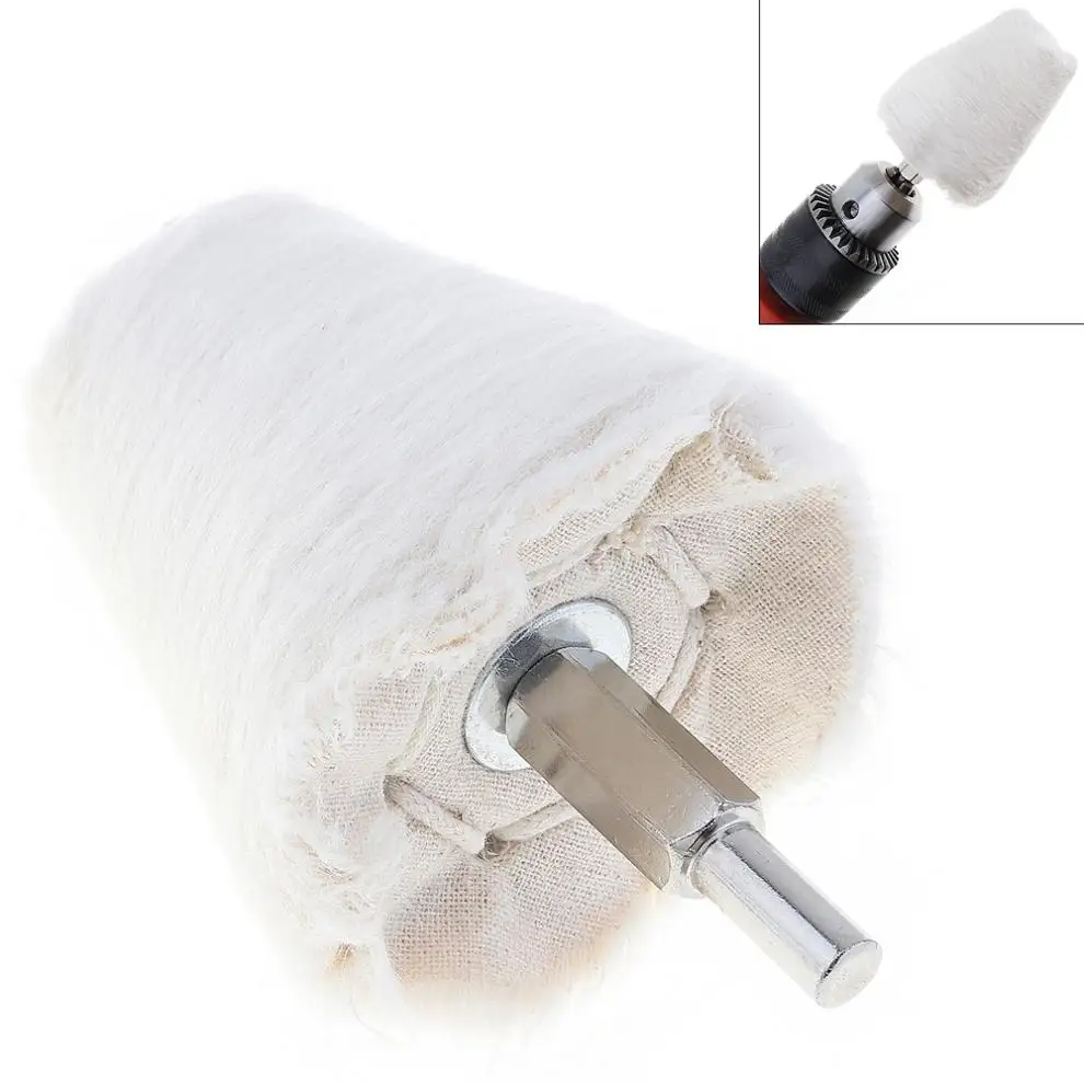 2 Inch Cone Shape White Cloth Polishing Wheel Mirror Polishing Buffer Cotton Pad for Surface Polishing / Grinding
2 Inch Cone Shape White Cloth Polishing Wheel Mirror Polishing Buffer Cotton Pad for Surface Polishing / Grinding