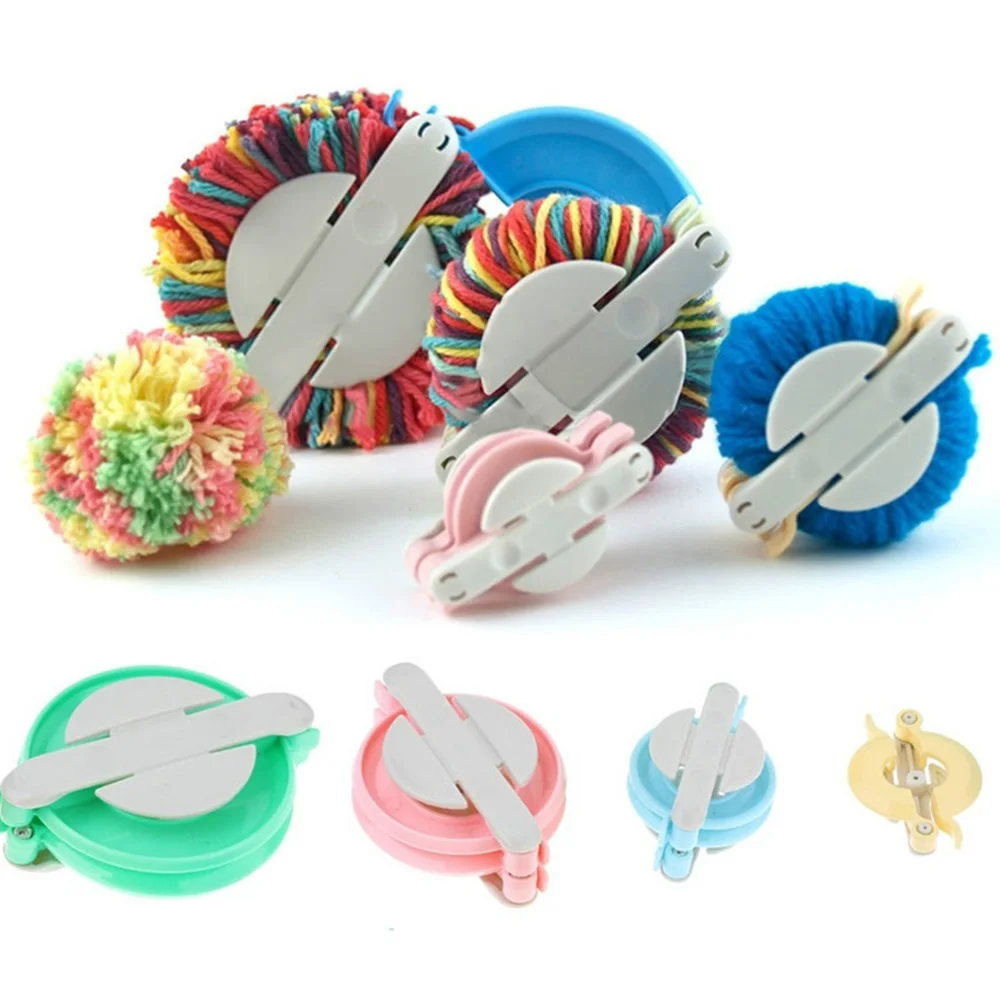 4pcs Pompom Maker Wool ball Maker Pompon Wool Plush Ball Set Needle Yarn Knitting Wool Tool Weave Utensil
4pcs Pompom Maker Wool ball Maker Pompon Wool Plush Ball Set Needle Yarn Knitting Wool Tool Weave Utensil