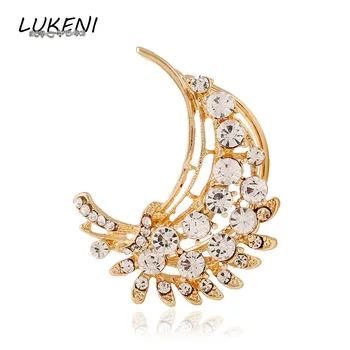 

LUKENI 10pcs/lot Fashion Jewelry Rhinestone Earrings Punk Bouquet Flower Ear Cuff Earring Jackets no Pierced For Women EJ025