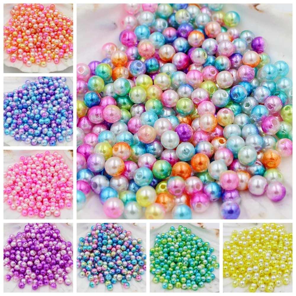 Mix Rainbow Color Round 6/8mm ABS Imitation Pearl Beads two Holes Loose Beads Diy Jewelry Necklace Making For Women 100-200PCS
Mix Rainbow Color Round 6/8mm ABS Imitation Pearl Beads two Holes Loose Beads Diy Jewelry Necklace Making For Women 100-200PCS