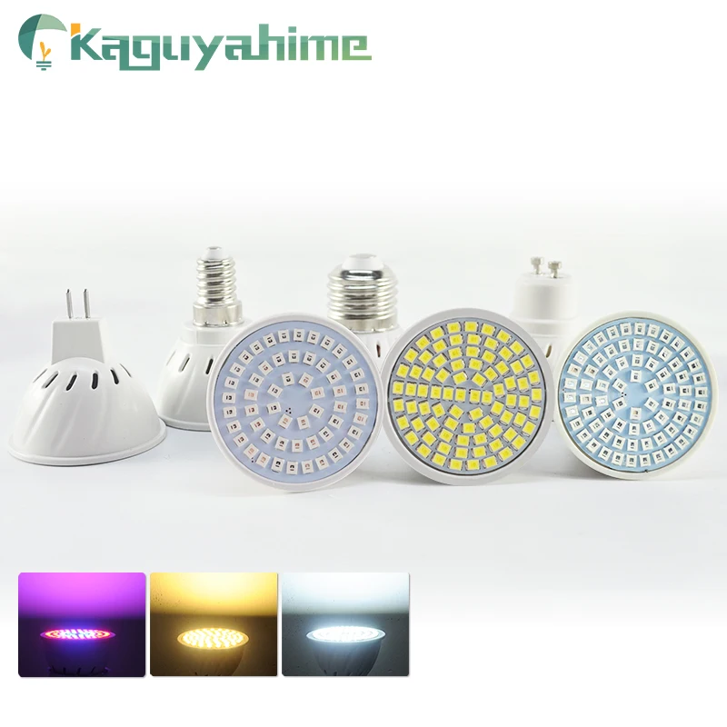 Kaguyahime LED GU10 MR16 лампа E27 Светодиодный прожектор 4 шт./лот 220 в 240 Домашнее освещение