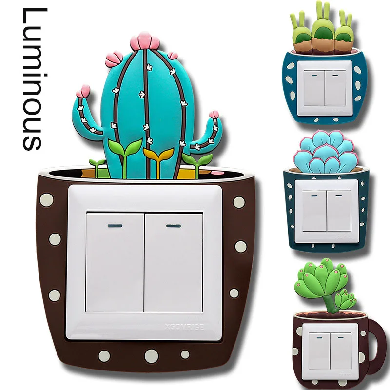 switch wall stickers For Kids Rooms Baby Nursery Home Cartoon Animals Decal Pvc Wall Mural Art Luminous Cactus Switch Sticker
switch wall stickers For Kids Rooms Baby Nursery Home Cartoon Animals Decal Pvc Wall Mural Art Luminous Cactus Switch Sticker