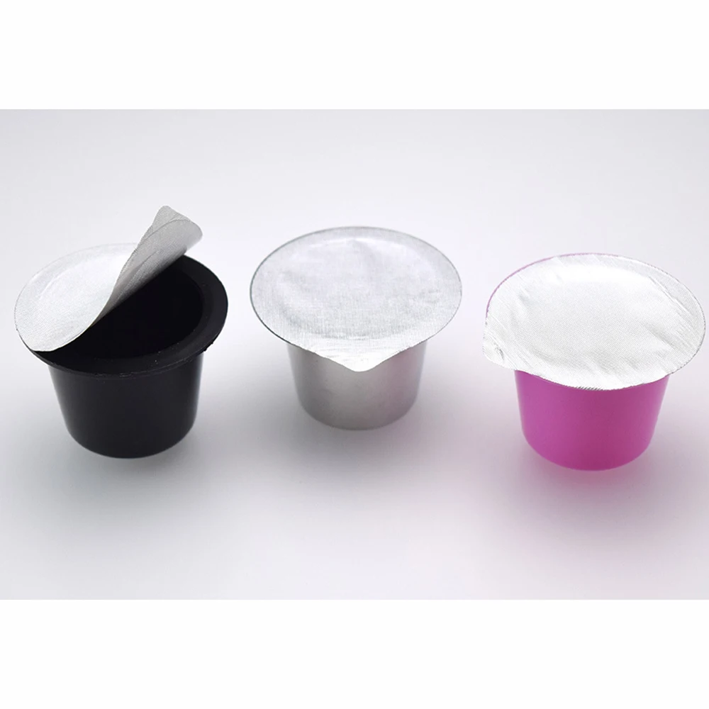 100 Pcs Adhesive Aluminum Lids Seals for Filling Empty Disposable Refillable Reusable Nespresso Pod Capsule
100 Pcs Adhesive Aluminum Lids Seals for Filling Empty Disposable Refillable Reusable Nespresso Pod Capsule