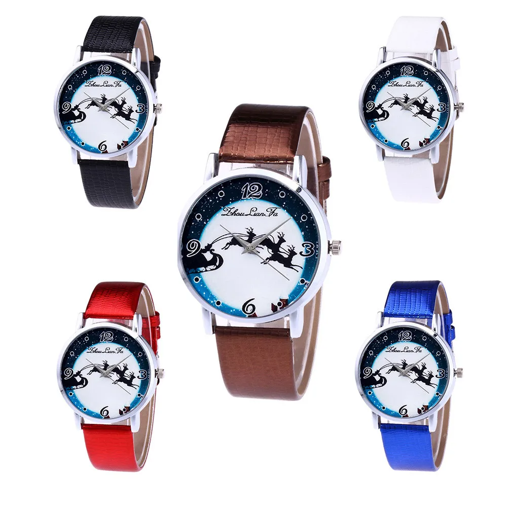 Christmas Casual Fashion Lovers' Leather Band Stainless Steel Quartz Analog Buckle Wrist Watches 2018 New Fashion Gift
Christmas Casual Fashion Lovers' Leather Band Stainless Steel Quartz Analog Buckle Wrist Watches 2018 New Fashion Gift