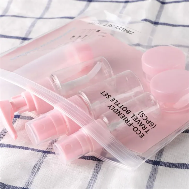 9pcs/set Women Portable Flight Travel Set Spray Bottle Pack Liquid Containers Shampoo Cream Cosmetics Refilable Bottles 20#630
9pcs/set Women Portable Flight Travel Set Spray Bottle Pack Liquid Containers Shampoo Cream Cosmetics Refilable Bottles 20#630