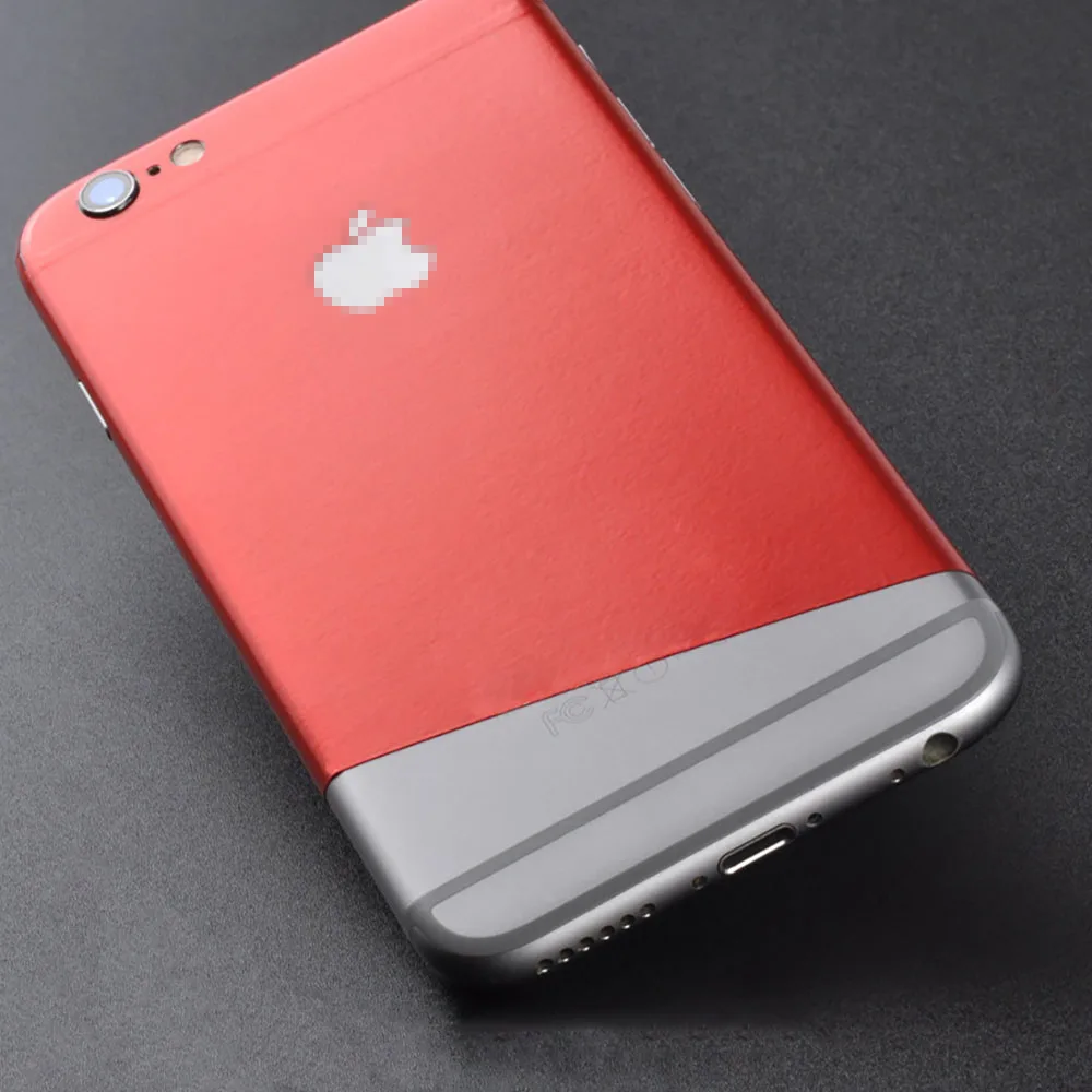 Full Body Candy Color Decal Sticker Wrap Skin Case Cover for iPhone 5 5S SE 6 6s 7 8 Plus X Ice Film for 6 6s Protect