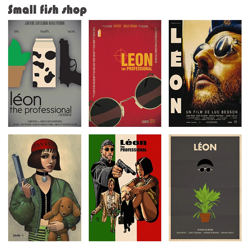 Leon Jean Reno Home Furnishing decoration Kraft Movie Poster Drawing core Wall stickers
Leon Jean Reno Home Furnishing decoration Kraft Movie Poster Drawing core Wall stickers