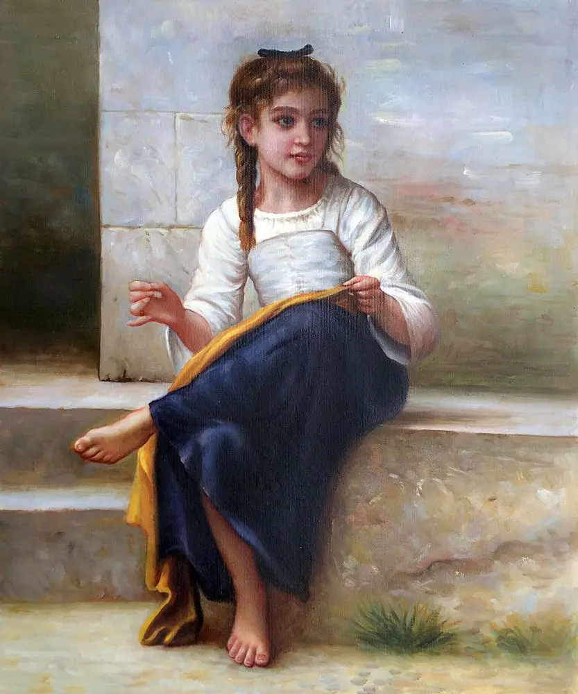 Portrait Oil Painting Gallery Home Decor Art William Adolphe Bouguereau Painting The Dressmaker, 1898 High Quality No Framed
Portrait Oil Painting Gallery Home Decor Art William Adolphe Bouguereau Painting The Dressmaker, 1898 High Quality No Framed