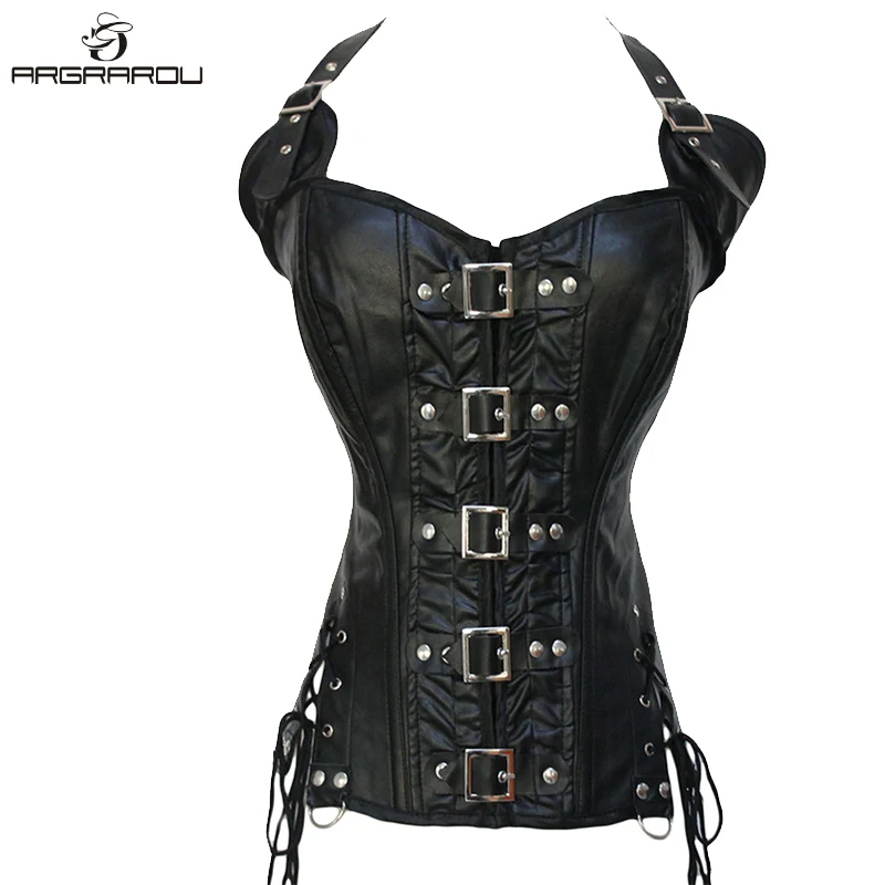 Women Steampunk Black Body Corset Steel Boned Lace Up Overbust Waist Corsets Bustiers Costumes Clothing Plus Size S-6XL
Women Steampunk Black Body Corset Steel Boned Lace Up Overbust Waist Corsets Bustiers Costumes Clothing Plus Size S-6XL