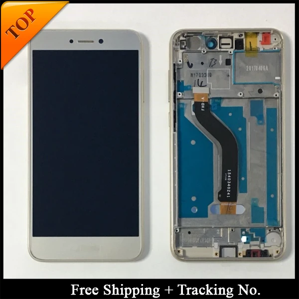 P8 Lite 2017 gold frame