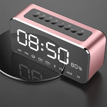 Large number display Desktop LED Digital Alarm Clock with Wireless Bluetooth Speaker of Subwoofer Table Snooze mirror Clock
Large number display Desktop LED Digital Alarm Clock with Wireless Bluetooth Speaker of Subwoofer Table Snooze mirror Clock