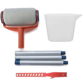 New Multifunctional Household Wall Decorative Paint Roller DIY Easy to Operate Painting Brush Tool Painting Accessories + stir
New Multifunctional Household Wall Decorative Paint Roller DIY Easy to Operate Painting Brush Tool Painting Accessories + stir