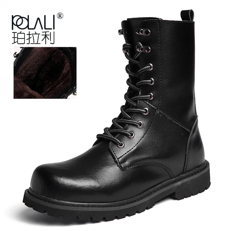 POLALI 100% Genuine Leather Men Boots Breathable High Top Shoes Outdoor Casual Men Winter Shoes Autumn Boots For Men Botas Homme
POLALI 100% Genuine Leather Men Boots Breathable High Top Shoes Outdoor Casual Men Winter Shoes Autumn Boots For Men Botas Homme