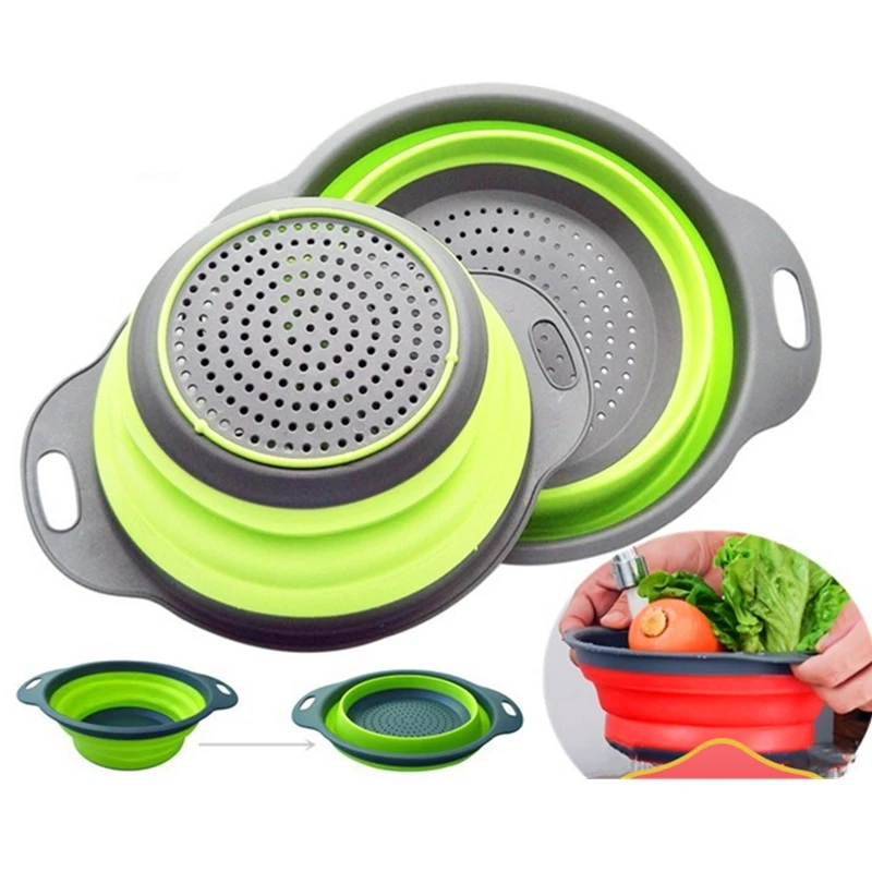 Round Folding Drain Basket Retractable Fruits Vegetables Washing Drain Basket Kitchen Colander Strainer Storage Gadgets
Round Folding Drain Basket Retractable Fruits Vegetables Washing Drain Basket Kitchen Colander Strainer Storage Gadgets