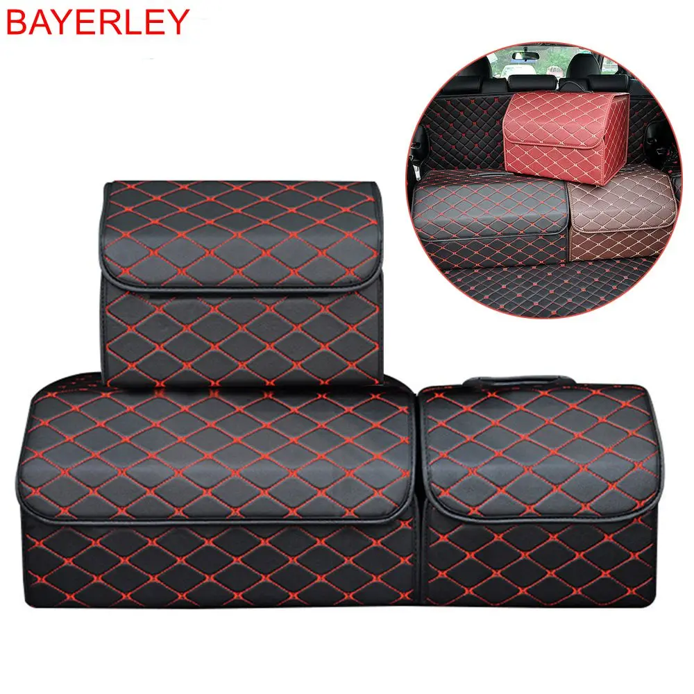 Car Trash Storage Bag Car Trunk Organizer Box PU Leather Folding Large Cargo Storage Automobile Accessories for Car
Car Trash Storage Bag Car Trunk Organizer Box PU Leather Folding Large Cargo Storage Automobile Accessories for Car