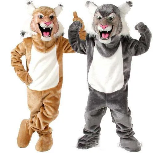 2019 Лидер продаж костюм дикого кота тигра и Льва талисмана для Хэллоуина