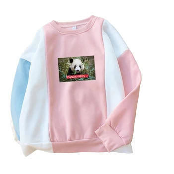 New Casual Hoodies Women Autumn Winter Warm Thick Tops Female Harajuku Kawaii Panda Raglan Multicolor Splicing O-neck Sweatshirt
New Casual Hoodies Women Autumn Winter Warm Thick Tops Female Harajuku Kawaii Panda Raglan Multicolor Splicing O-neck Sweatshirt